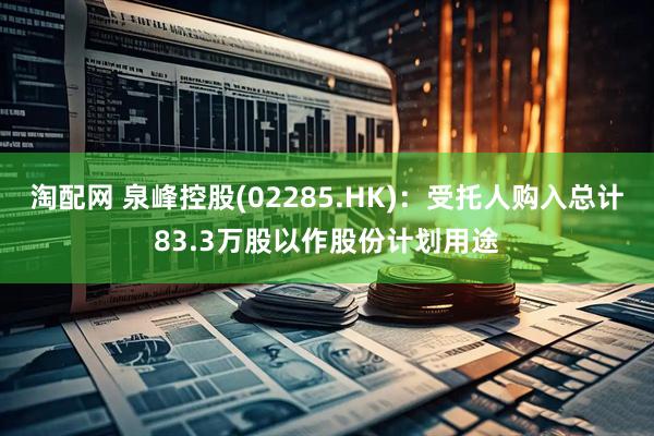 淘配网 泉峰控股(02285.HK)：受托人购入总计83.3万股以作股份计划用途